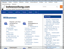 Tablet Screenshot of bohnenzeitung.com